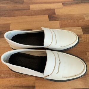 Rag & Bones cream loafers never worn!
